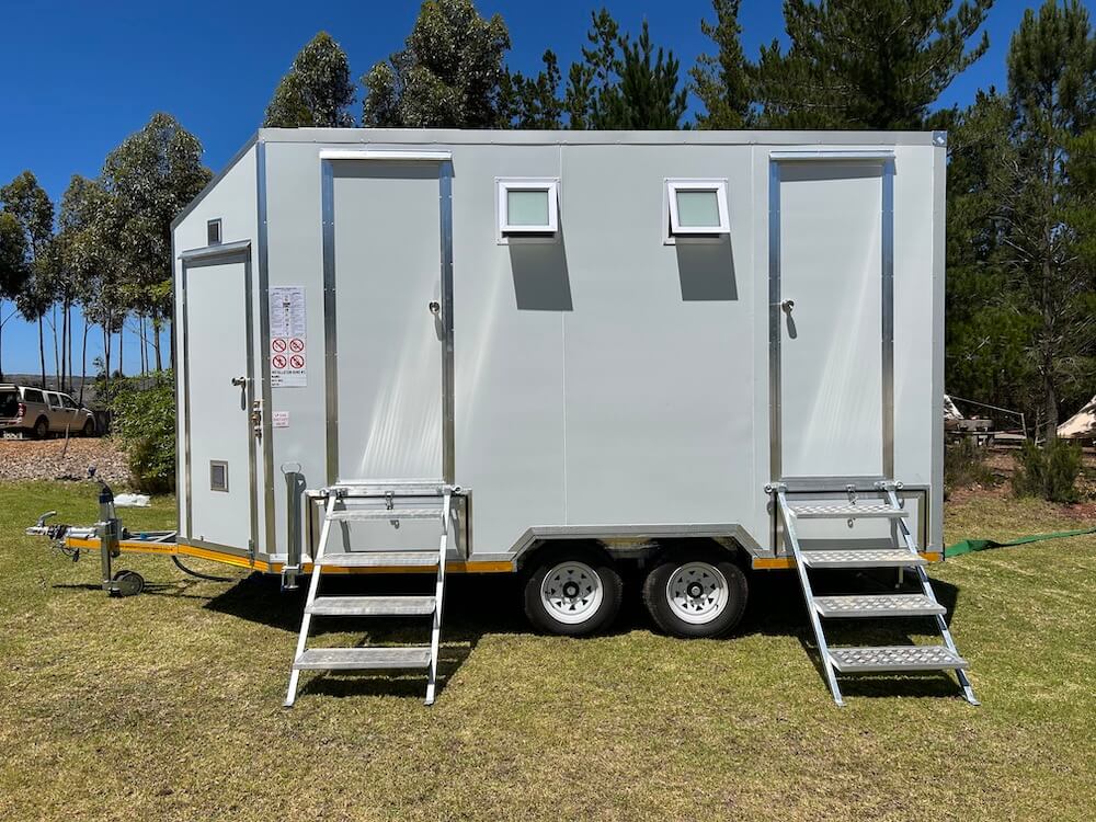 Night-glamping under the stars with soft interior lighting