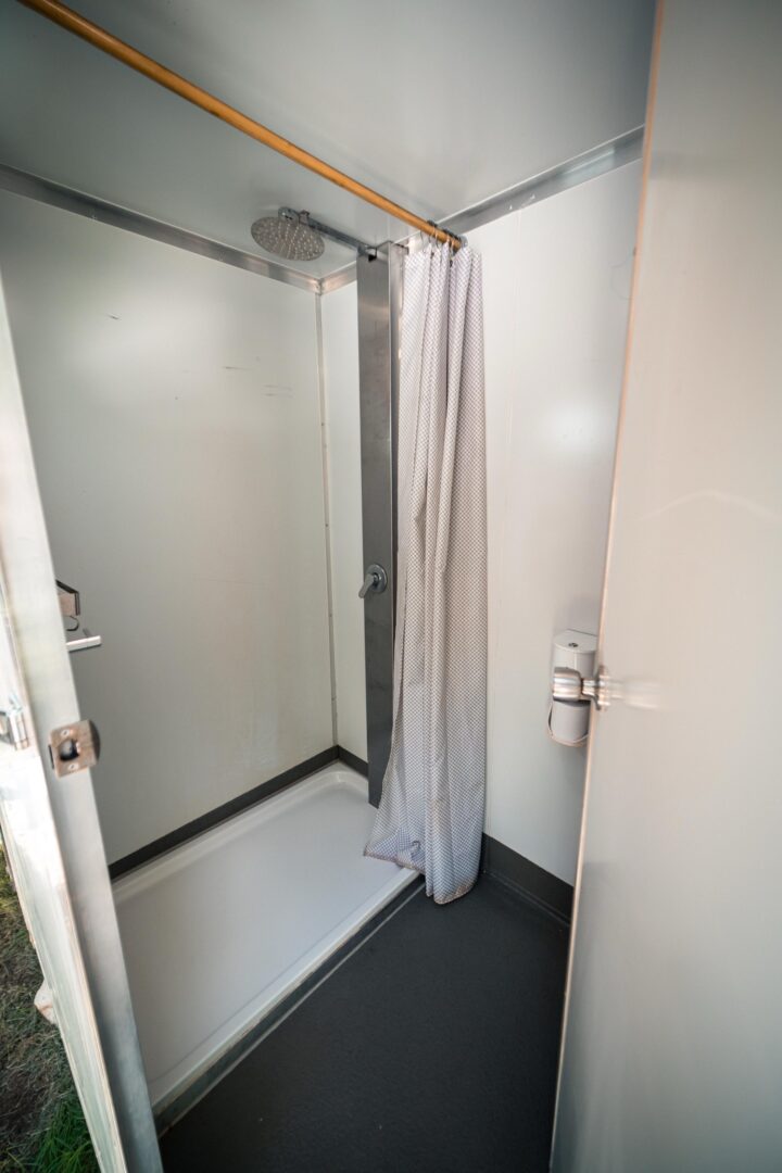 Night-glamping under the stars with soft interior lighting