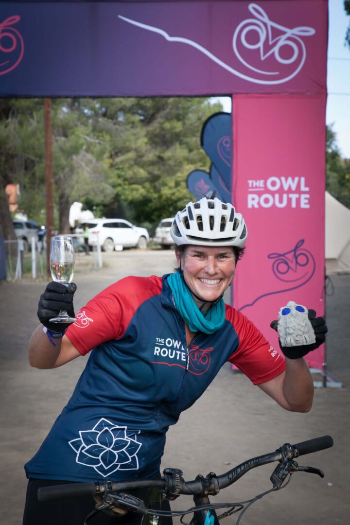 Interior of glamping tent with two full-size single beds and hotel linen
