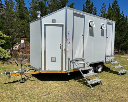 Night-glamping under the stars with soft interior lighting