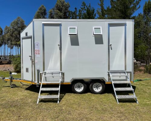 Night-glamping under the stars with soft interior lighting